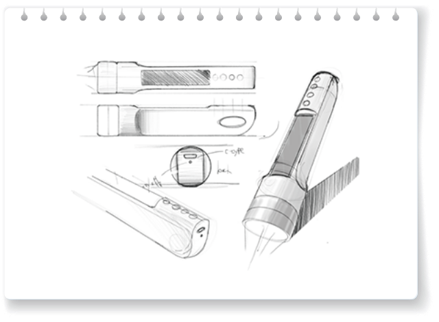메디샤인(SD-200) 제품 스케치3